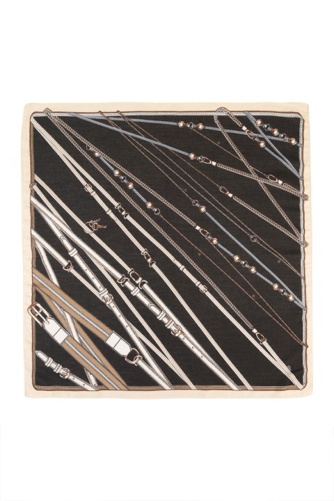 Pauelo estampado ecuestre