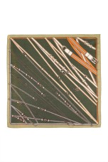 Leno estampado padro equestre