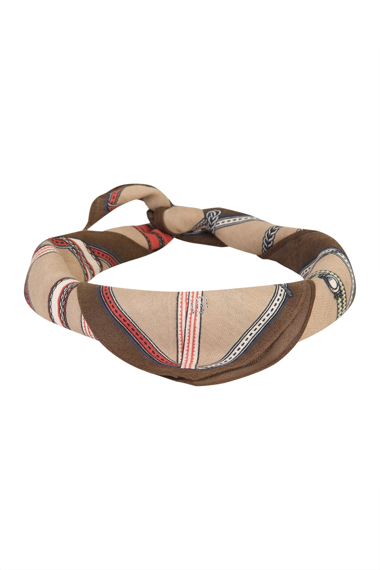 Equestrian pattern scarf