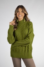 Camisola de gola alta