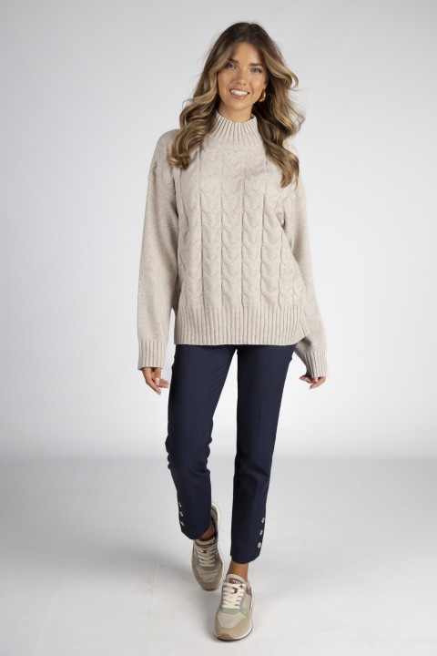 Camisola de gola alta