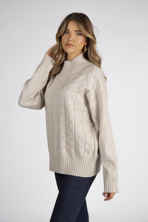 Camisola de gola alta