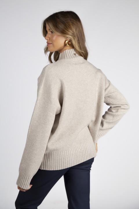 Camisola de gola alta