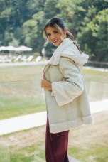 Casaco com detalhes em plo