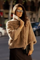 Short fur coat