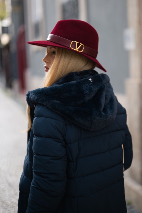 Parka with removable hood