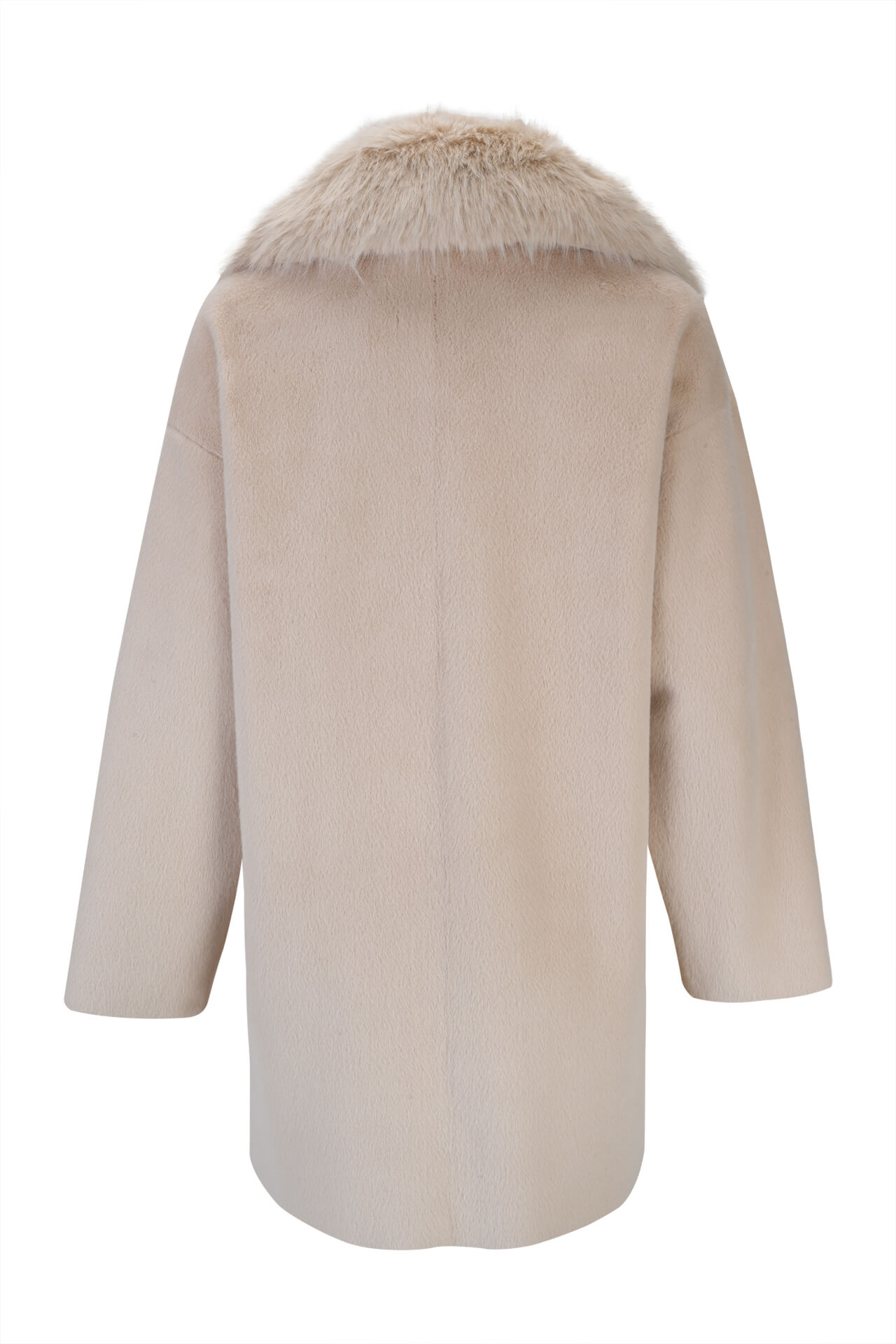 Reversible fur coat