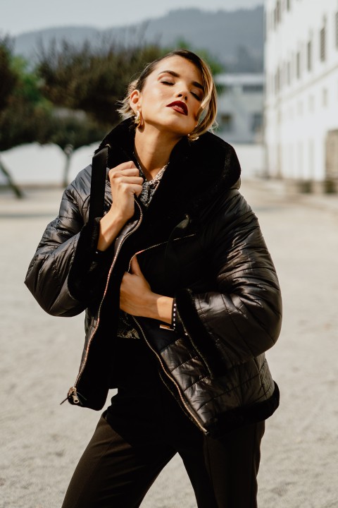 Reversible short coat