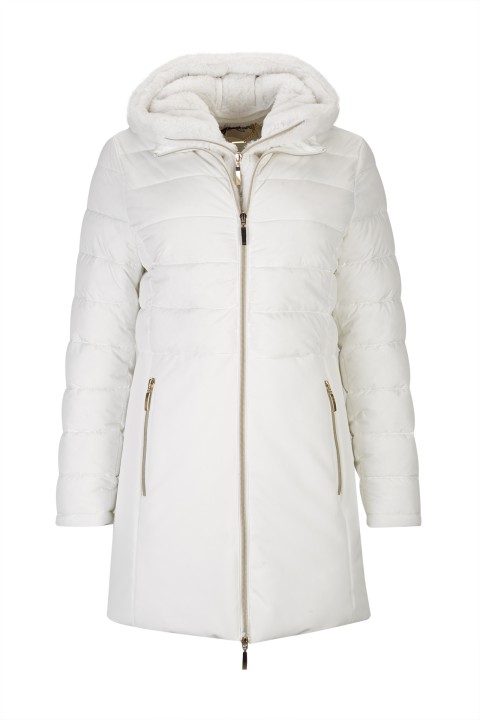 Parka with removable hood