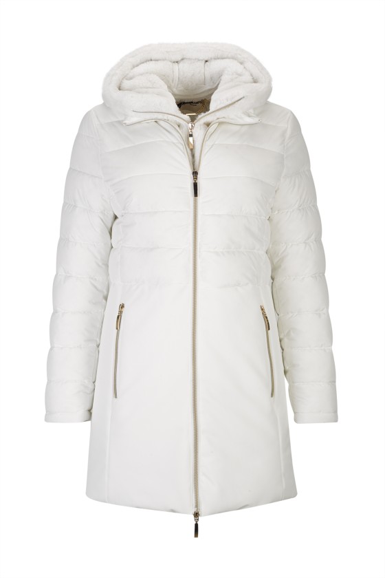 Parka with removable hood