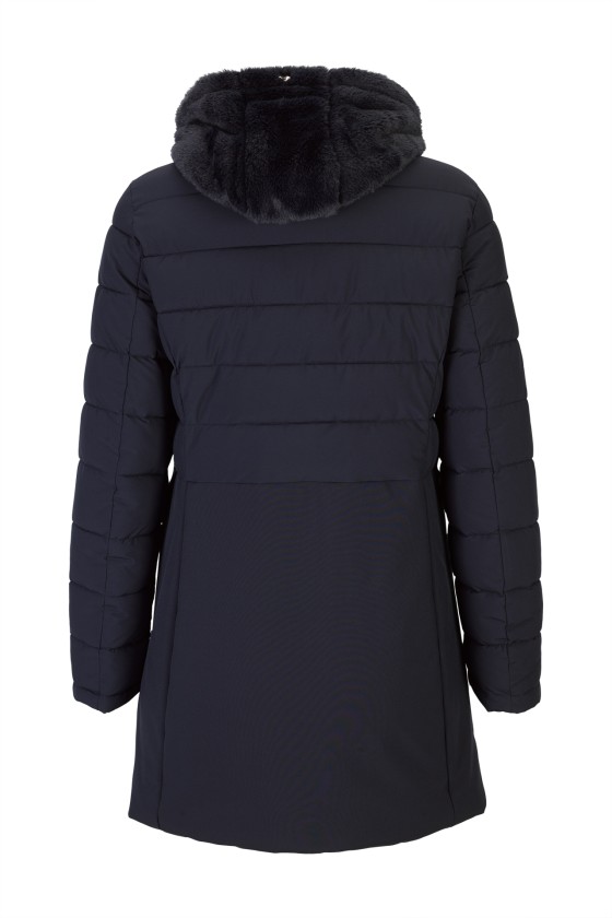 Parka with removable hood