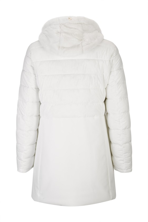 Parka with removable hood