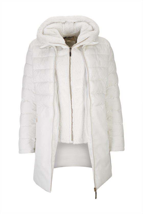 Parka with removable hood