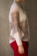 Tnica estampado xadrez