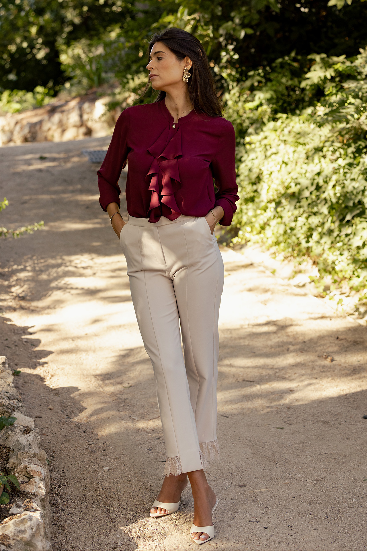 Túnica folho central