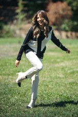 Jersey de punto con diseño geométrico