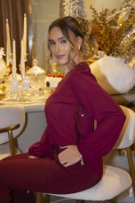 Túnica com lantejoulas