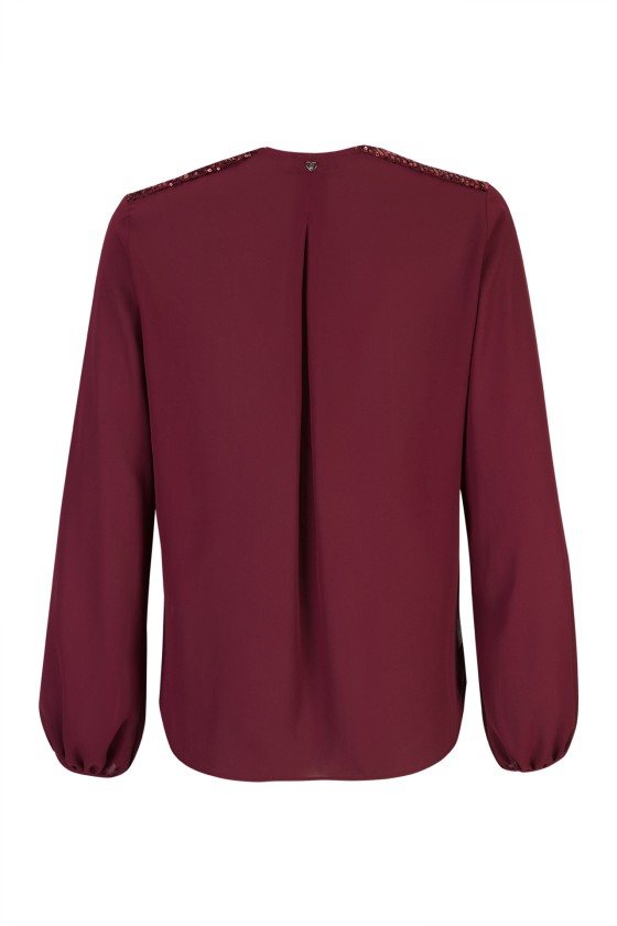 Túnica com lantejoulas