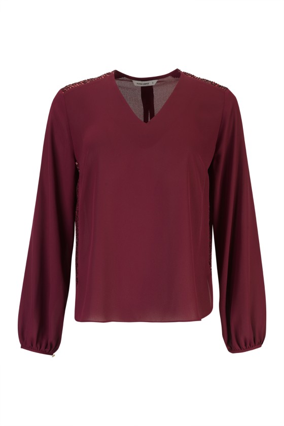 Túnica com lantejoulas