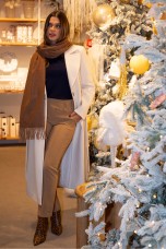 Asymmetrical waistband trousers