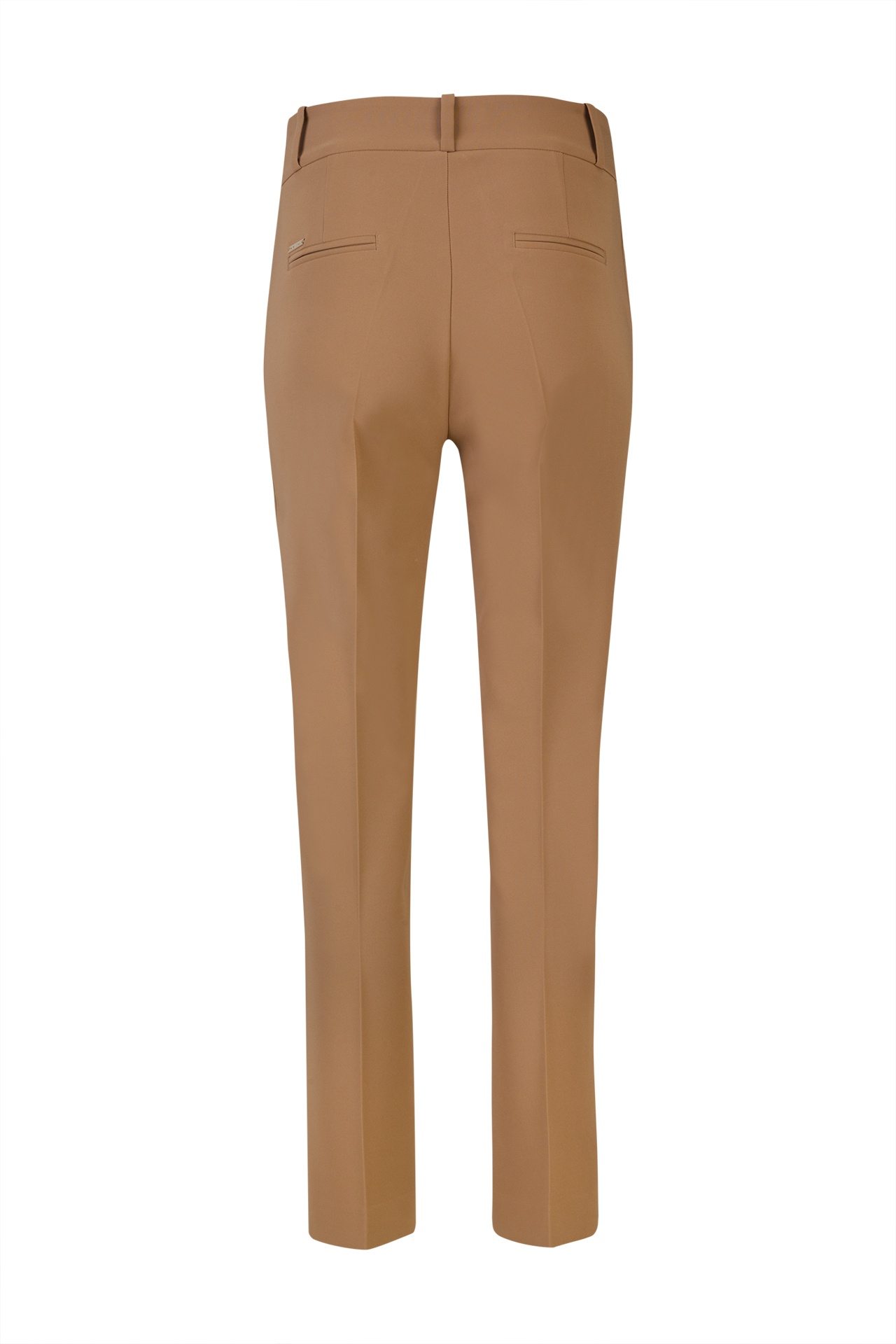 Asymmetrical waistband trousers