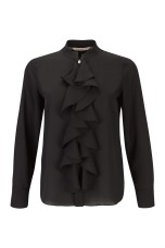 Central frill blouse