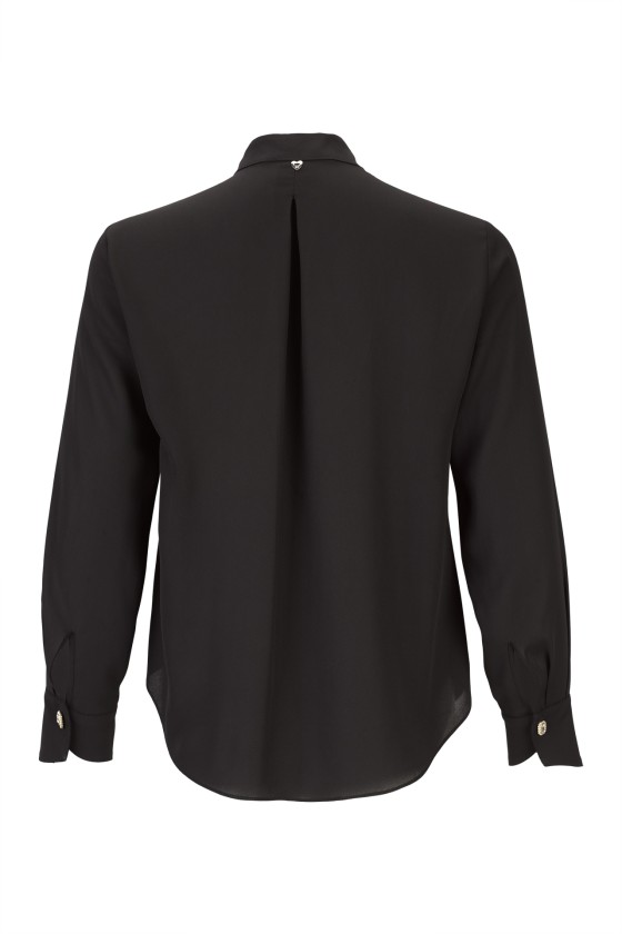 Central frill blouse