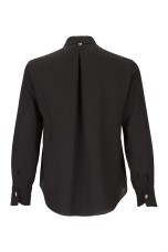 Central frill blouse