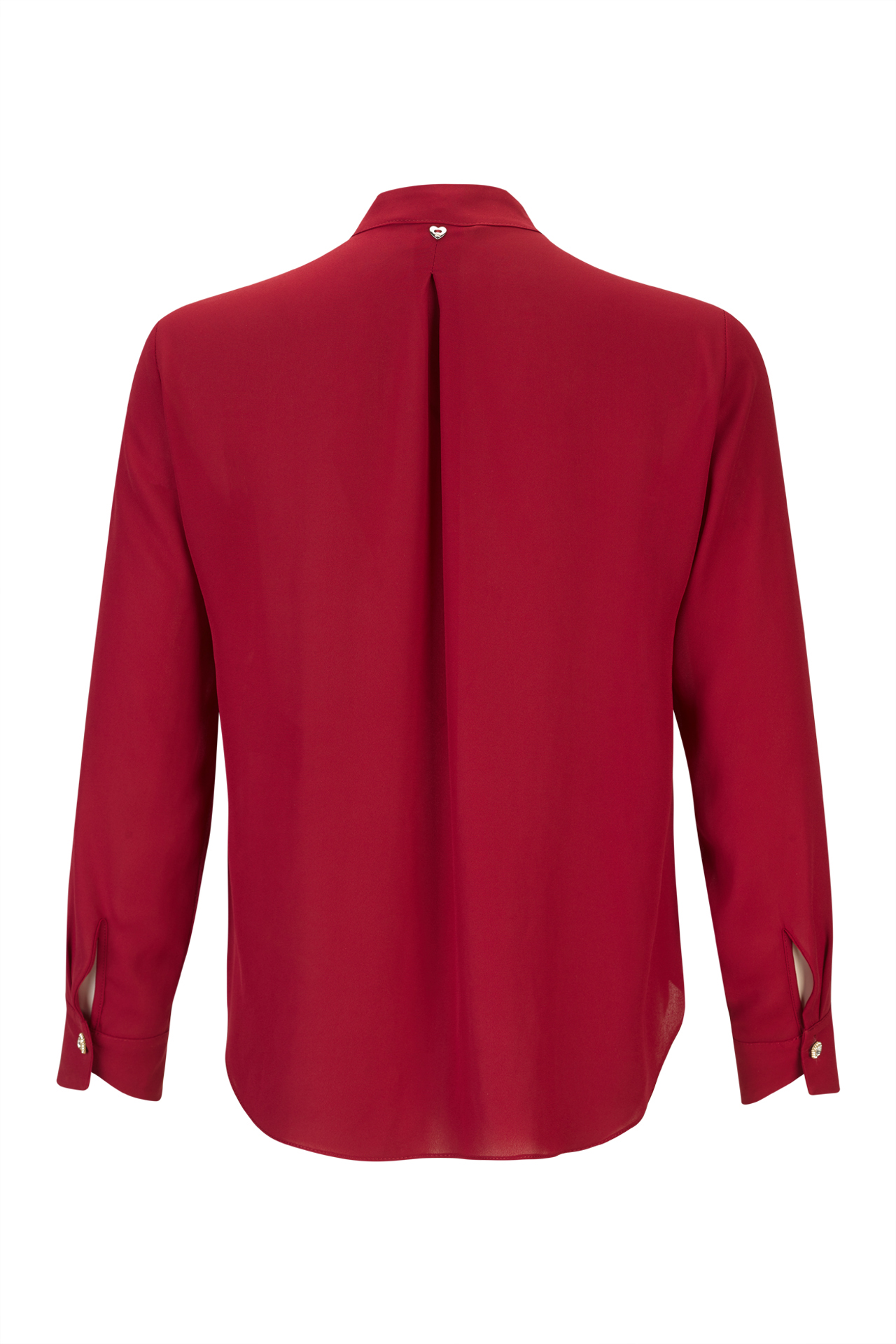 Central frill blouse