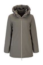 Parka reversible con capucha