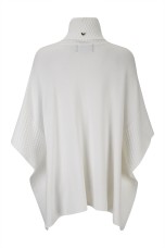 Camisola de malha estilo poncho