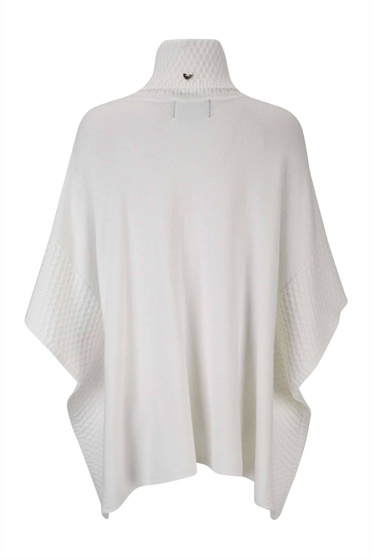 Camisola de malha estilo poncho