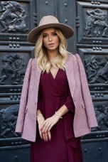 Blazer estampado gráfico