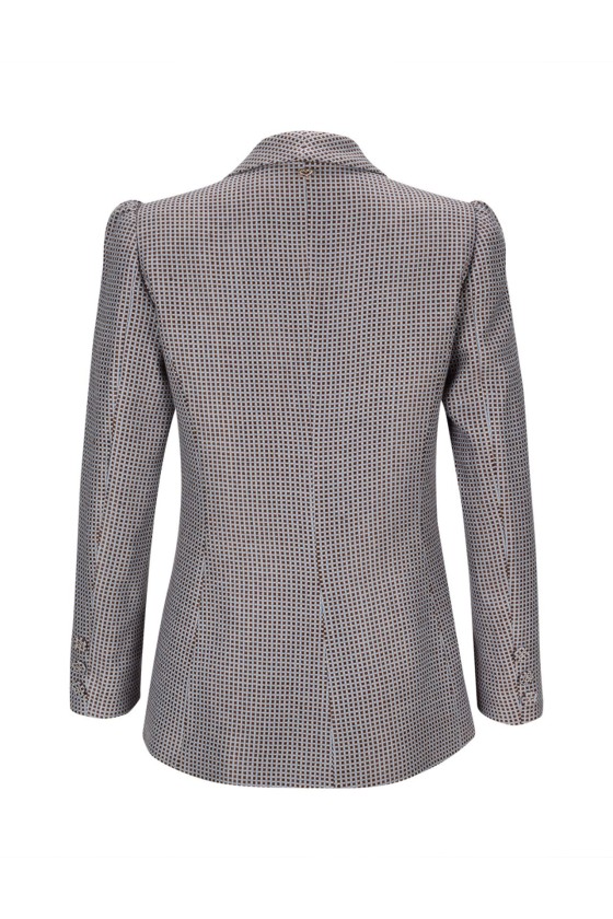 Blazer estampado gráfico