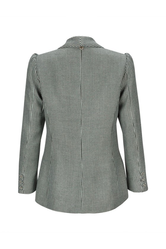 Blazer estampado gráfico