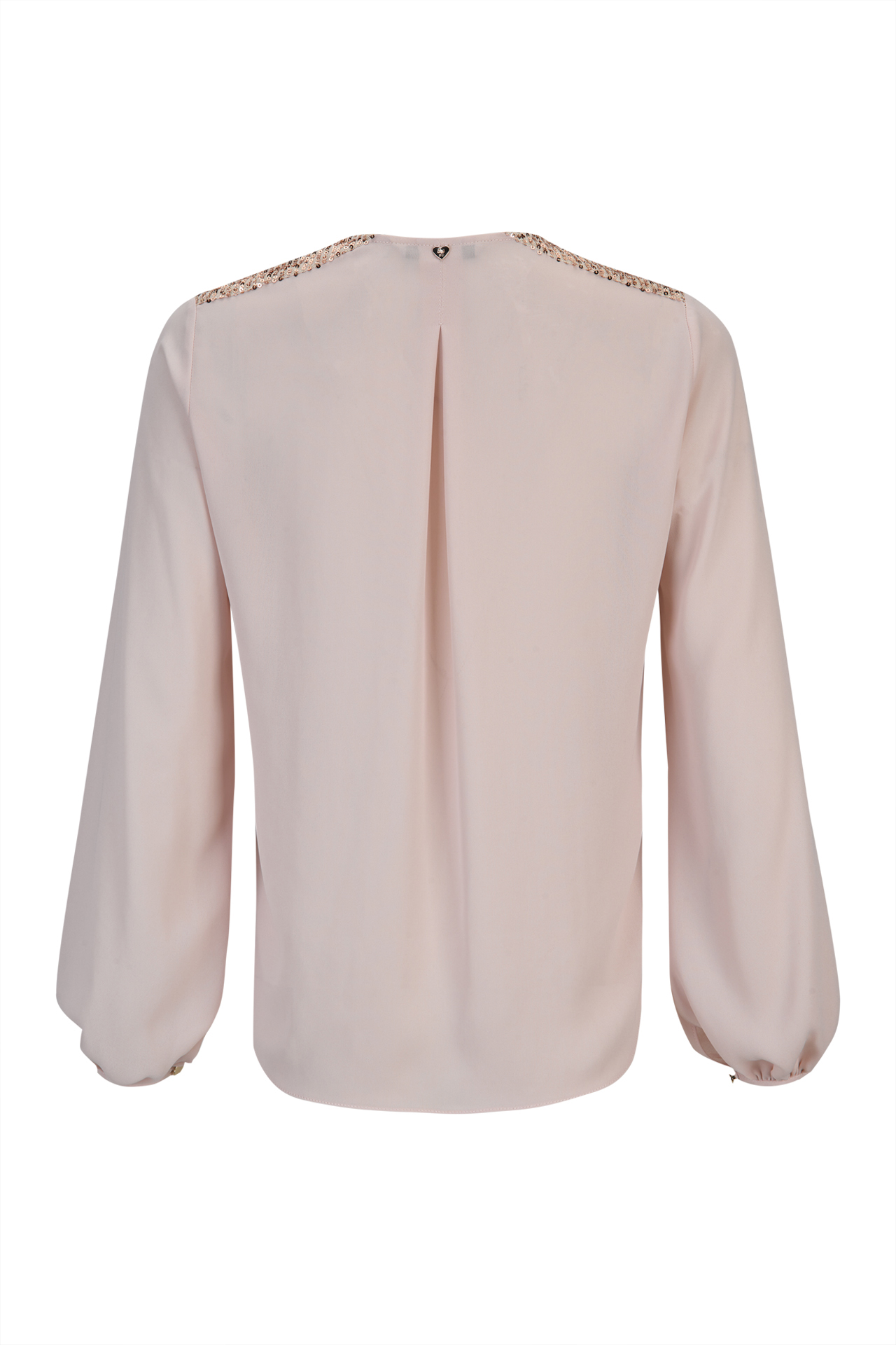 Blouse with sequins