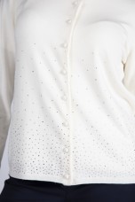 Cardigan with sparkles