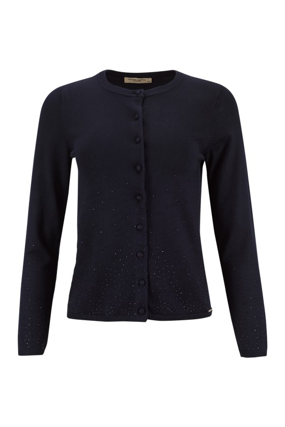 Cardigan with sparkles