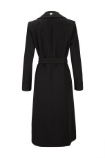 Abrigo largo con cinturón