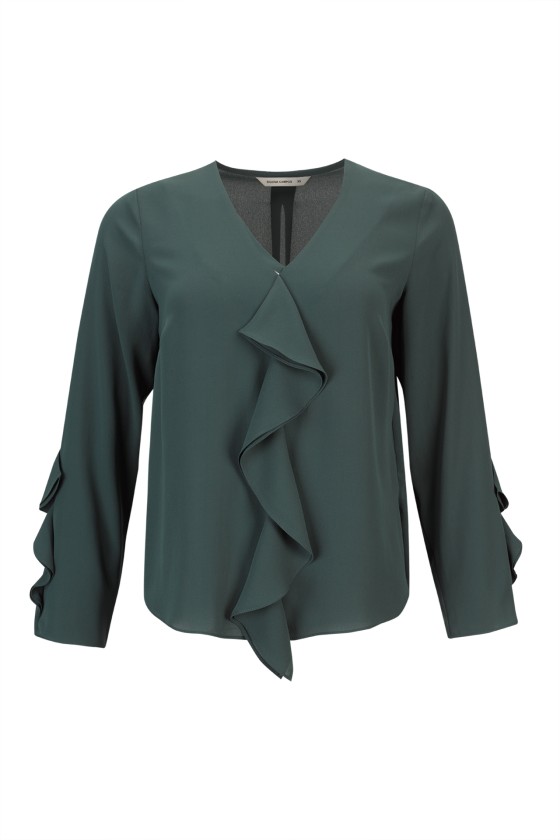 Ruffled blouse