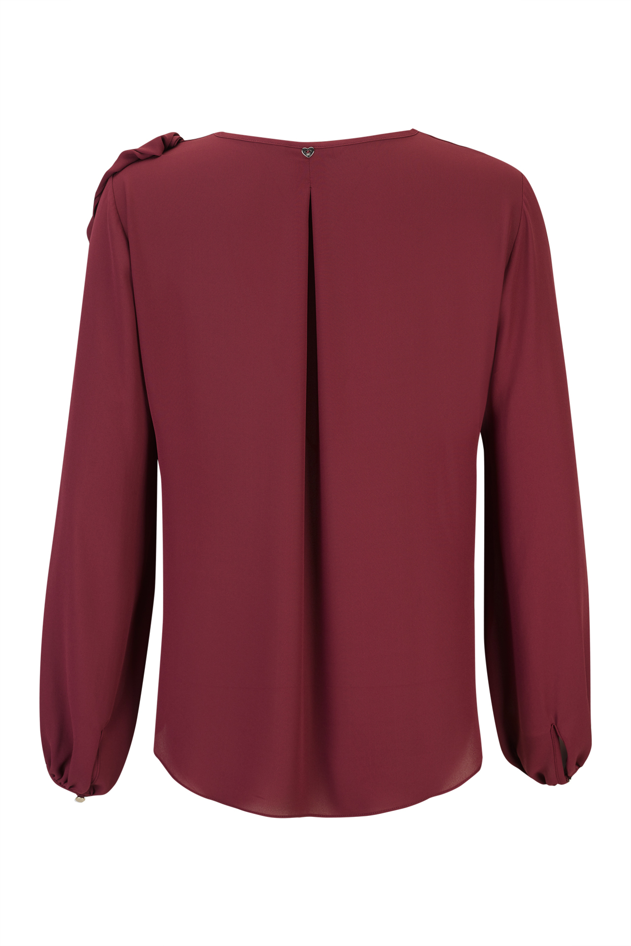 Blouse with shoulder bow