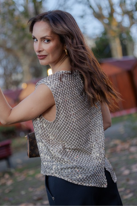 Sequins top