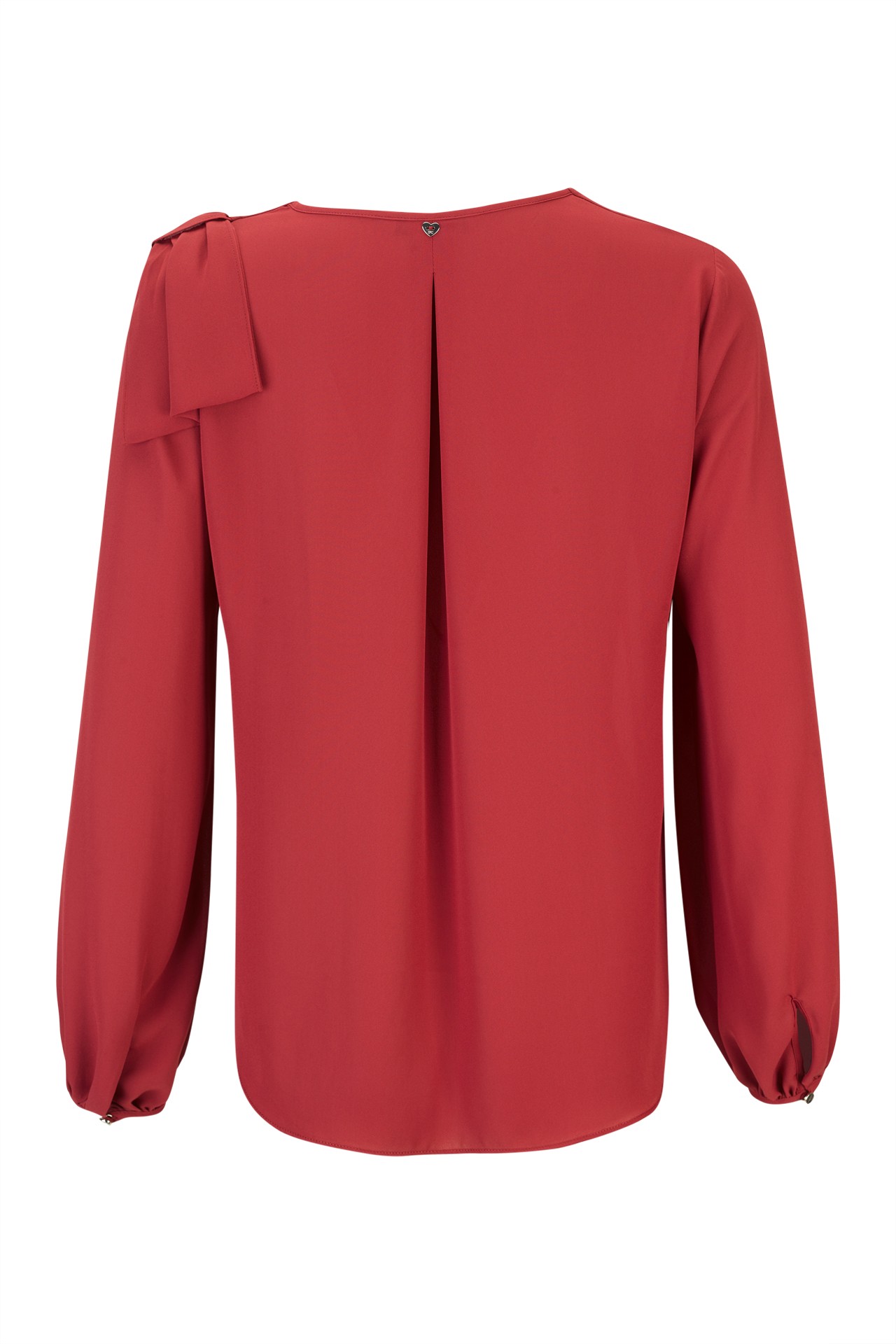 Blouse with shoulder bow