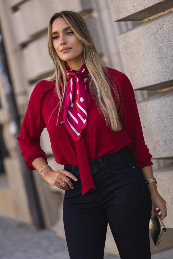 Bowknot blouse