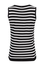 Sleeveless striped top