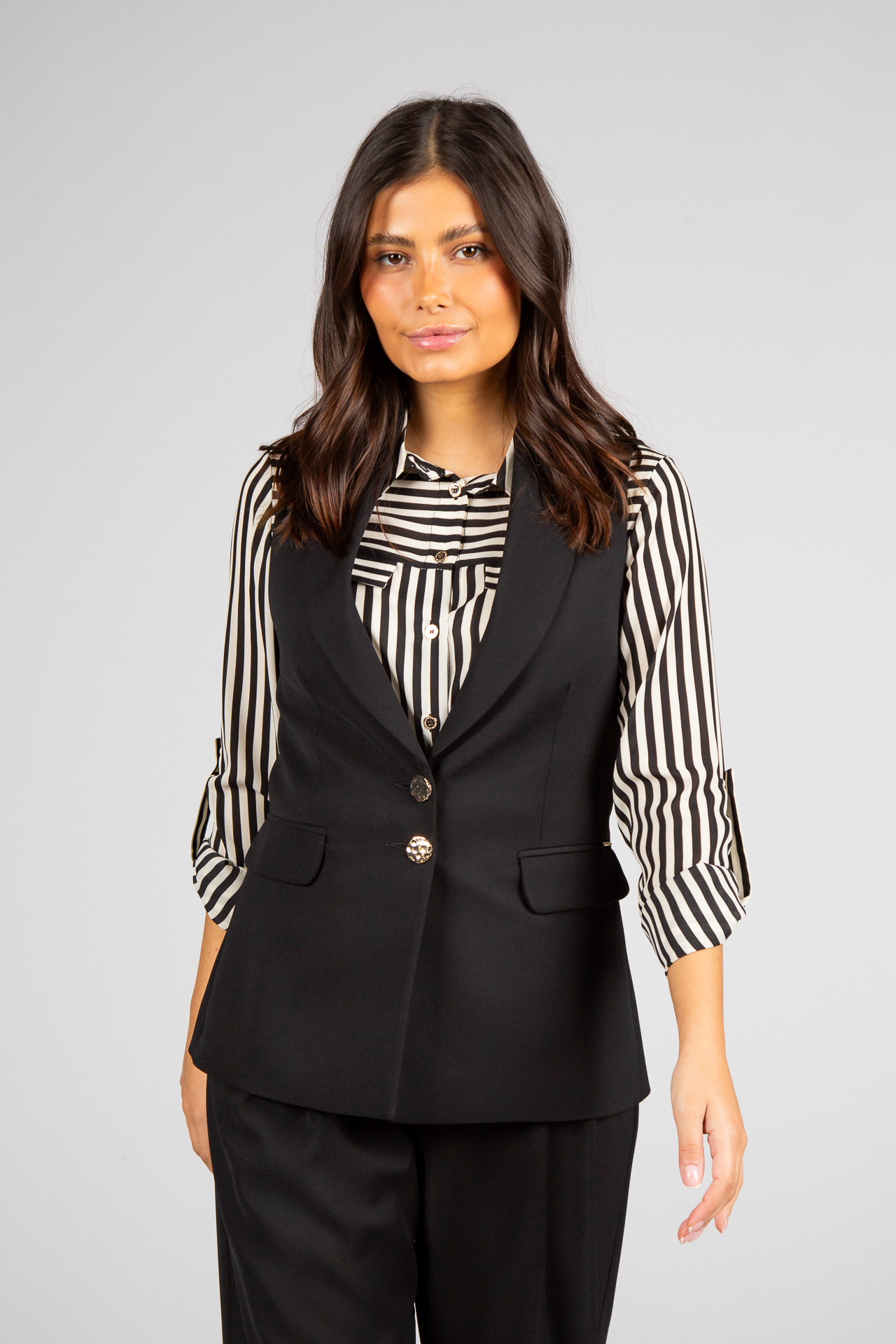 Tailored longline waistcoat