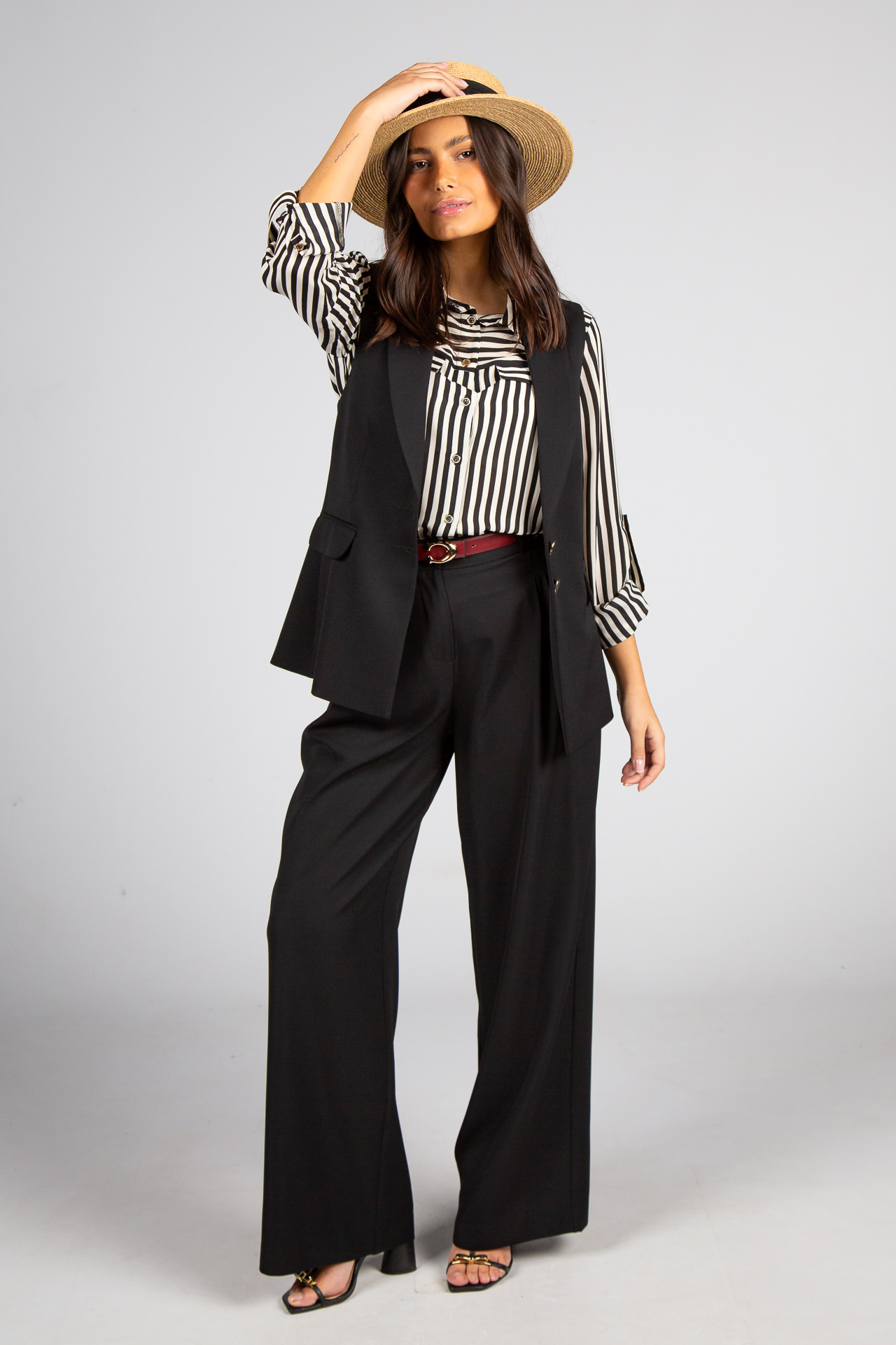 Tailored longline waistcoat