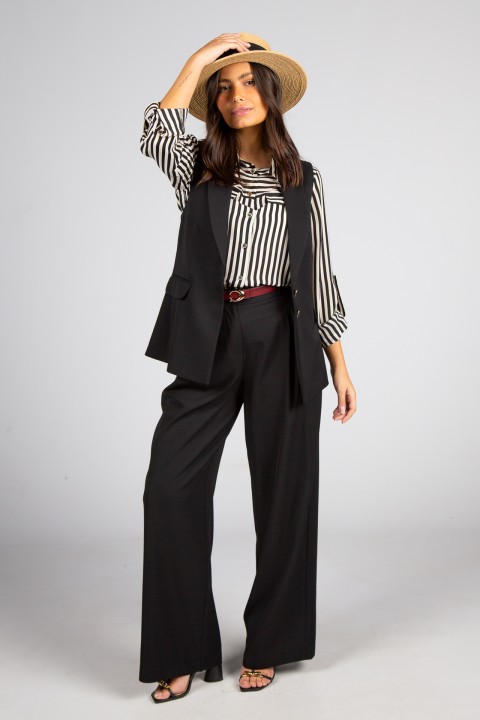 Tailored longline waistcoat