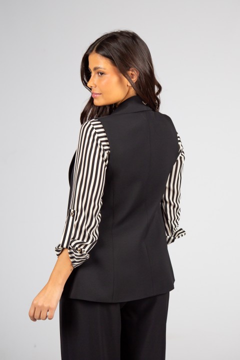 Tailored longline waistcoat