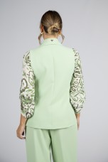 Tailored longline waistcoat